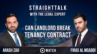 How can a landlord evict the tenant prior to the expiry date?