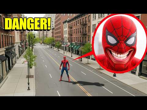 If you see SPIDER-MAN SMILING, run!