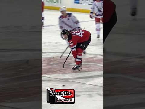 Luke Hughes NJ Devils vs. NY Rangers #njdevils #shorts #short #shortsvideo #shortvideo