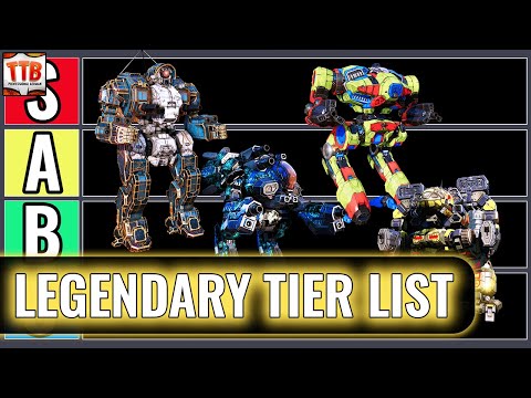 LEGENDARY MECHS TIER LIST for Mechwarrior Online - Best mechs to buy!