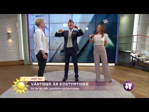 Så vet du att du har dålig passform på kostymen - Nyhetsmorgon (TV4)
