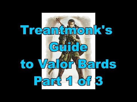 Valor Bard Build: D&D 5e