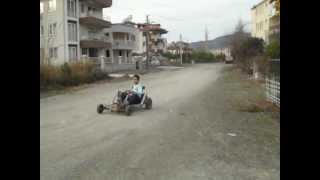 preview picture of video 'Ortaca/Muğla el yapımı  go kart ))):'