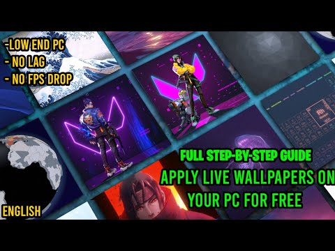 HOW TO APPLY LIVE GAMING WALLPAPER ON PC | ALLIGATOR