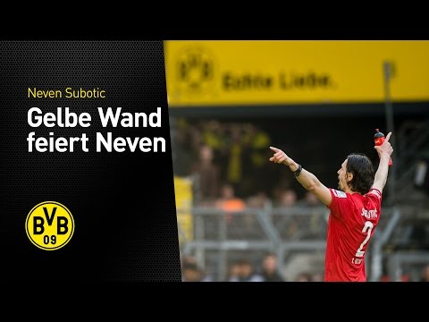 The Yellow Wall celebrates Neven Subotic | Borussia Dortmund - 1. FC Köln 0-0