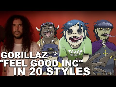 Gorillaz - Feel Good Inc | Ten Second Songs 20 Style Cover