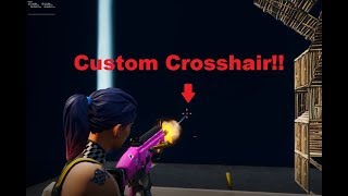 how to get custom crosshair in fortnite unpatchable - custom reticle fortnite pc