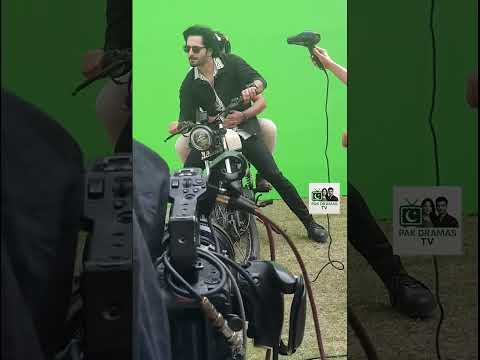 Danish Taimoor Bike Ride Scene BTS | Green Screen Shoot | Drama Serial Sher Behind The Scenes