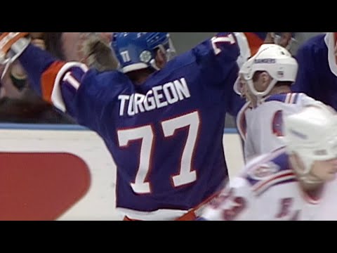Pierre Turgeon Scores 50th Goal