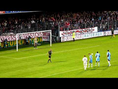 But de Bruno Grougi ! Brest 2-0 Tours