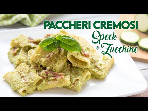 PACCHERI CREMOSI SPECK E ZUCCHINE Ricetta Facile (*video rieditato) - Fatto in Casa da Benedetta