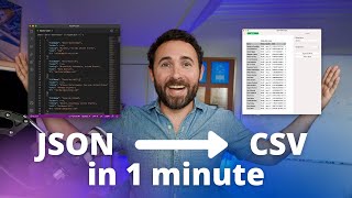 How to convert a JSON to CSV in 1 minute / JSON to CSV