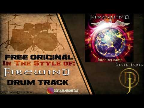 Firewind Styled Free Original Drum Track - 189 BPM (FREE DOWNLOAD)