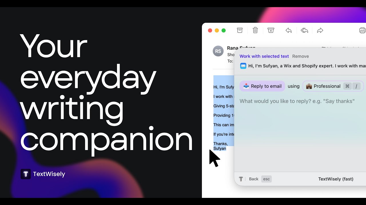 🚀 TextWisely for macOS – Write Smarter. Instantly.