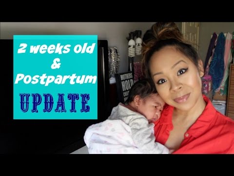 2 WEEKS OLD UPDATE & 2 WEEKS POSTPARTUM | Baby #4 | MommyTipsByCole Video