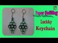 paper quilling keychain