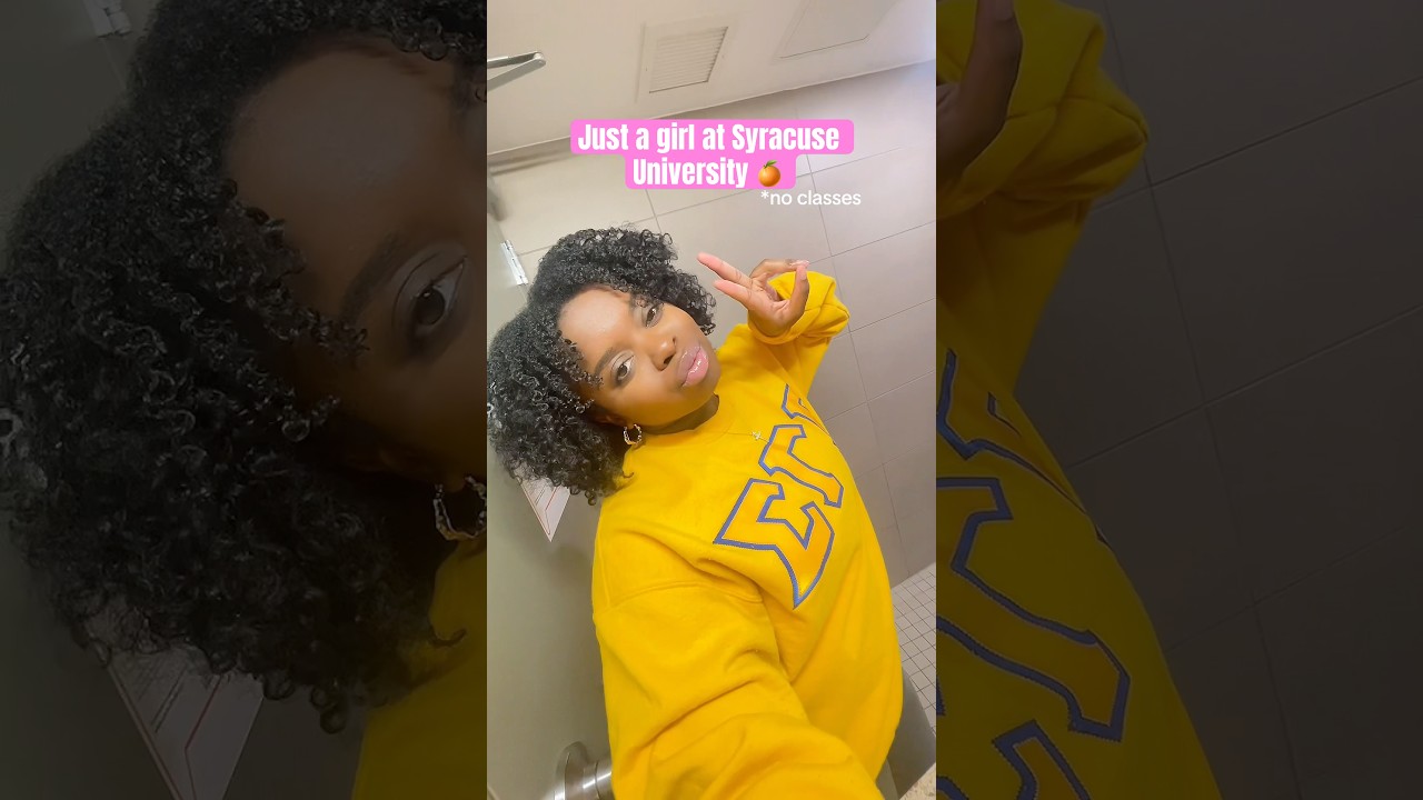 Day In the Life at Syracuse University 🍊 #syracuseuniversity #collegevlog #collegelife