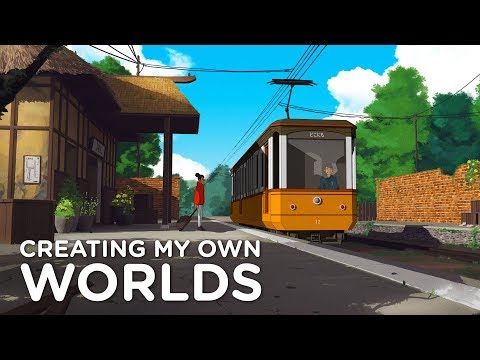 Creating my own worlds - C4D & Adobe