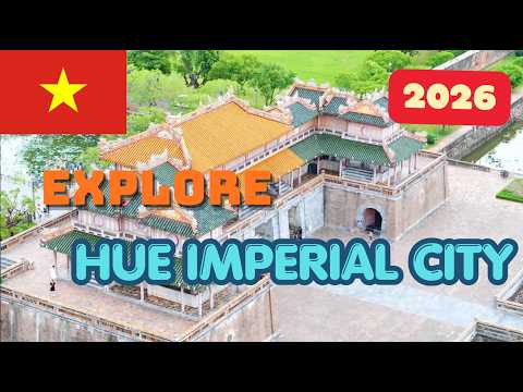 Hue Imperial City Vietnam 4K Walking Tour (Ancient Citadel)