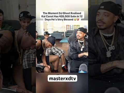 DJ Ghost Reacts To Kai Cenat Hitting 400,000 Subs On Twitch #kaicenat #djghost #mafiathon3