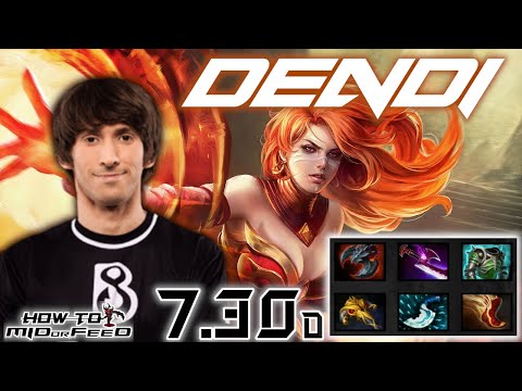 DENDI - LINA | B8 vs KHAN esports | Player Perspective FULL GAMEPLAY [DOTA 2] 7.30d