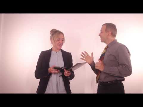 Casting rehearsal English actor actress Madrid Spain Edward Olive Beth Cohen take 4