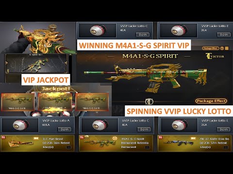 CROSSFIRE 3.0 PH WINNING M4A1-S-G SPIRIT IN VVIP LUCKY LOTTO