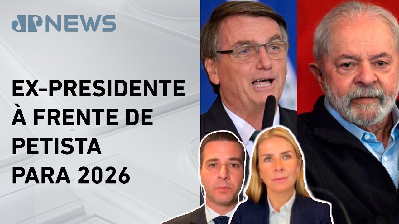 Paraná Pesquisas: Bolsonaro teria 37,6% contra 33,6% de Lula se eleição de 2026 fosse hoje