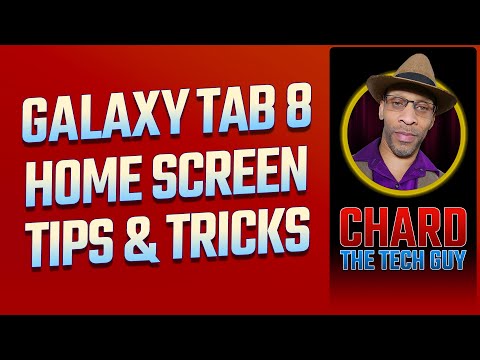 Galaxy Tab 8 Home Screen Tips & Cool Tricks