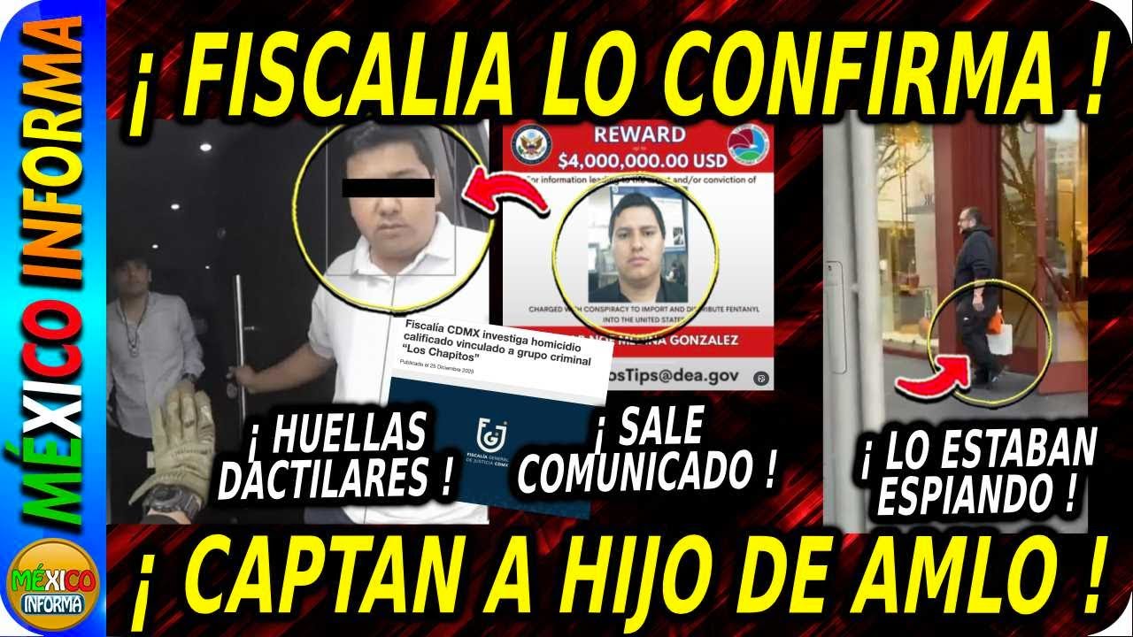 FISCALÍA LO CONFIRMA: SI ERA EL PANU A QUIEN LE ARREBATARON LA HAY COMUNICADO. CAPTANA HIJO DE AMLO.