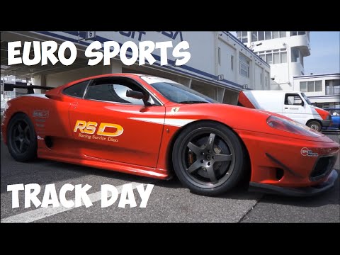 FERRARI & Euro Sports car Tsukuba Circuit Raw sound.