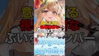 意外すぎる視聴者層なぶいすぽメンバーまとめ【ぶいすぽっ！/Vtuber/切り抜き】