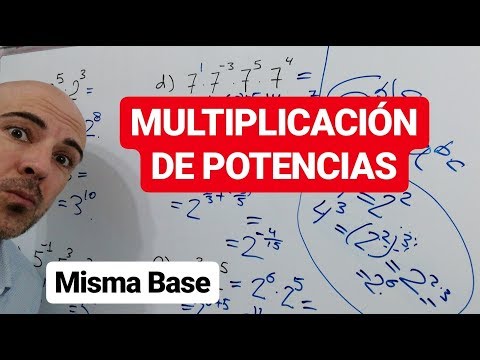 MULTIPLICACIÓN DE POTENCIAS DE IGUAL BASE
