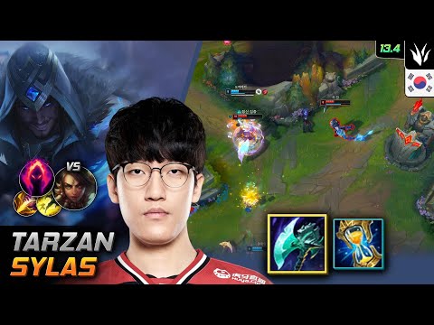 Tarzan Jungle Sylas Build Night Harvester Dark Harvest - LOL KR 13.4