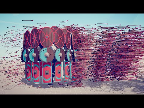 HEAVY SHIELDED GIANT vs ARROW RAIN - Totally Accurate Battle Simulator