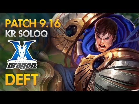 Kingzone Deft - Garen Bot Lane (Duo Bot with Kingzone Keria playing Yuumi) - KDA 9/0/12
