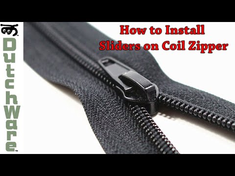 How to Install Sliders on Coil Zipper - Camping Gear -...