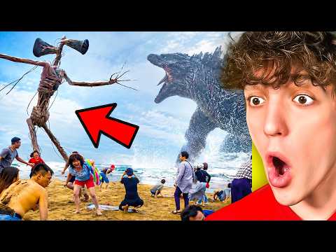 Reacting to GODZILLA vs SIREN HEAD (Animation)