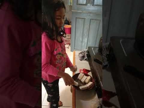 Belajar menggoreng tempe