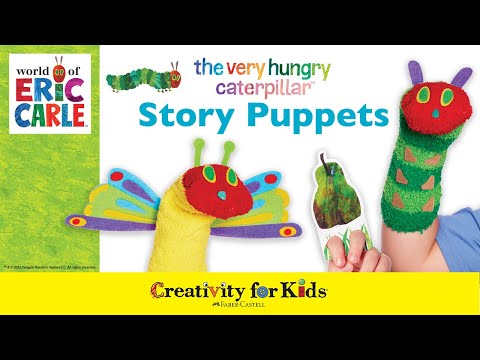 VERY HUNGRY CATERPILLAR STORY PUPPETS