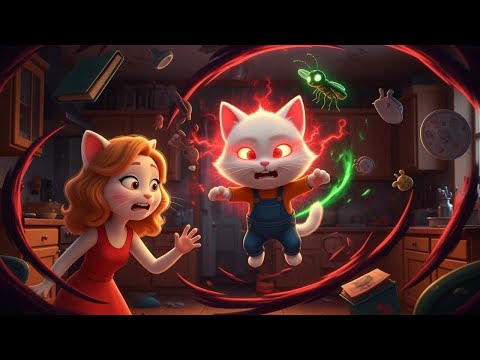 Mama Cat Saves Tiny Cat from Supernatural Insect Possession