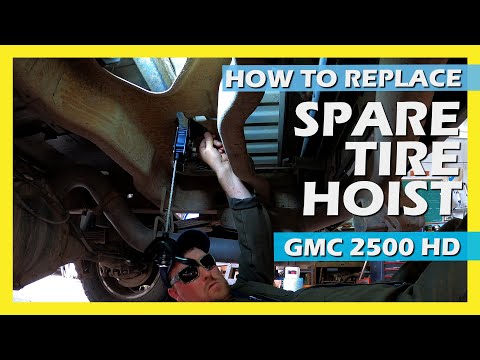 How to Replace Spare Tire Hoist in 3 Minutes | 2009 GMC Sierra 2500 HD