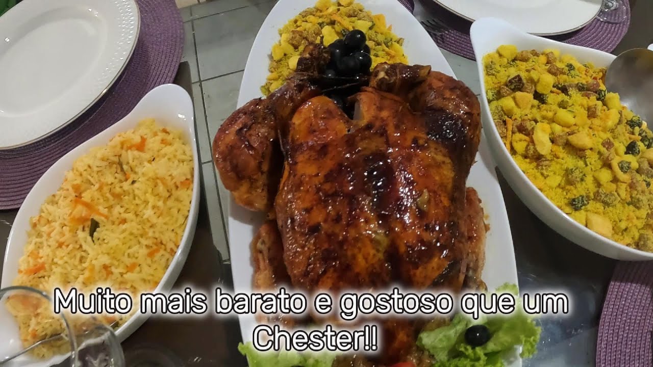 Ave e Farofa natalina/  Ideal para a CEIA DE NATAL e ANO NOVO / Super fácil de fazer e deliciosa👌😋
