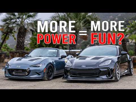 Turbocharged ND2 Miata vs Supercharged BRZ | Does More Power Fix These Cars?