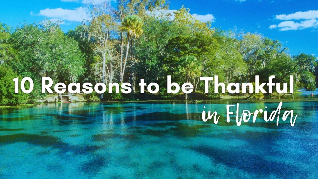 Reasons to be Thankful in Florida