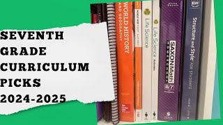 Seventh Grade Homeschool Curriculum (2024-2025)
