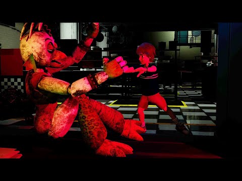 Chica gets destroyed by Gregory in 3rd Person View - Five Nights at Freddy's: Security Breach