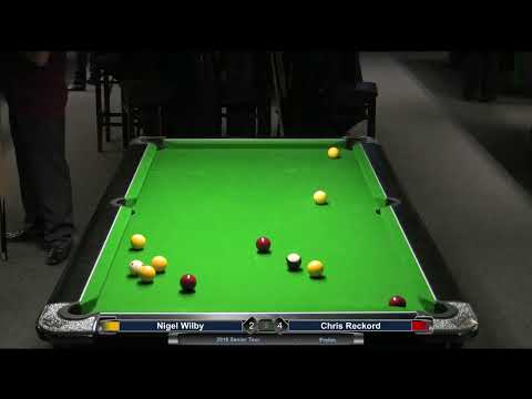 2019 Senior Tour 4 - Round 1 - Nigel Wilby v Chris Reckord