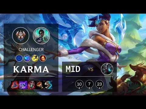 Karma Mid vs Ekko - EUW Challenger Patch 10.3