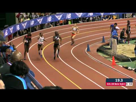 Girls 200m Prelim Heat 10 - New Balance Nationals Indoor 2014